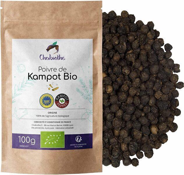 Poivre noir de Kampot Bio 100g