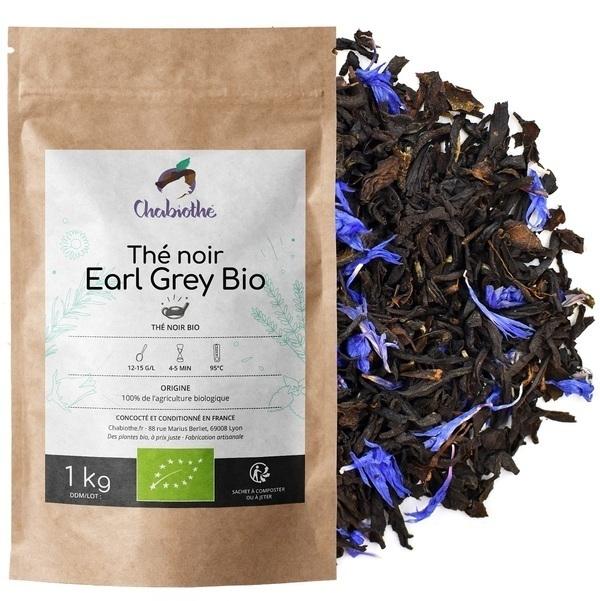 Thé noir Earl Grey Bio 1 kg