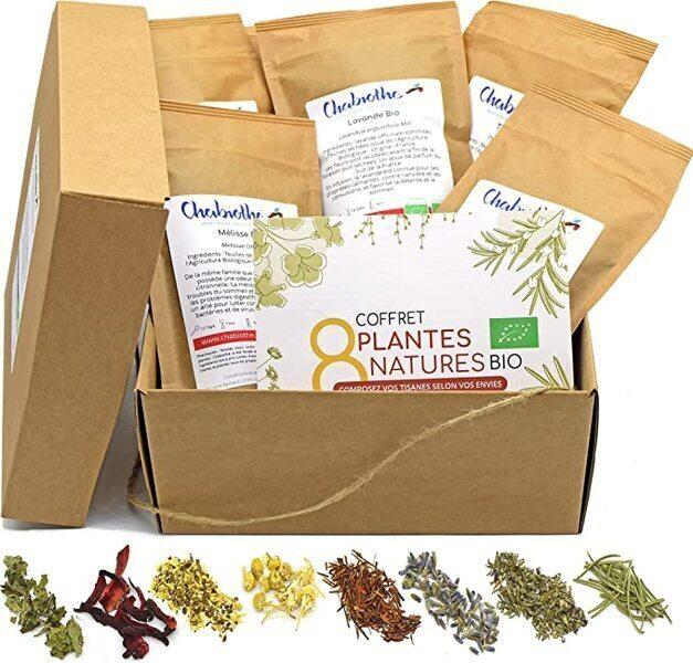 Coffret infusion DIY BIO - 350g de plantes + livret + filtres