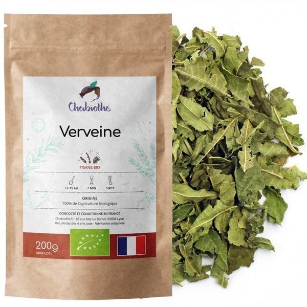 Verveine Bio - origine France - feuilles coupées 200g