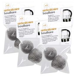 8 boules anticalcaires en inox pour bouilloire