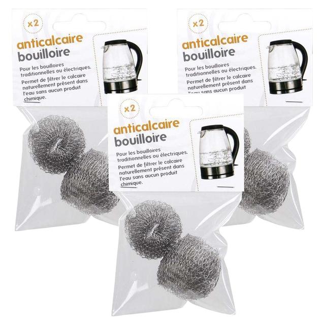 6 billes inox anticalcaires pour bouilloire