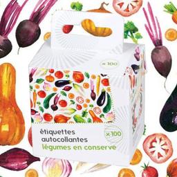 200 étiquettes pour conserves et confitures - Légumes