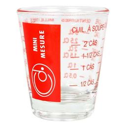 4 mini verres doseurs