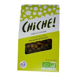 Croustiche pois chiches grillés Moutarde et Romarin 90g