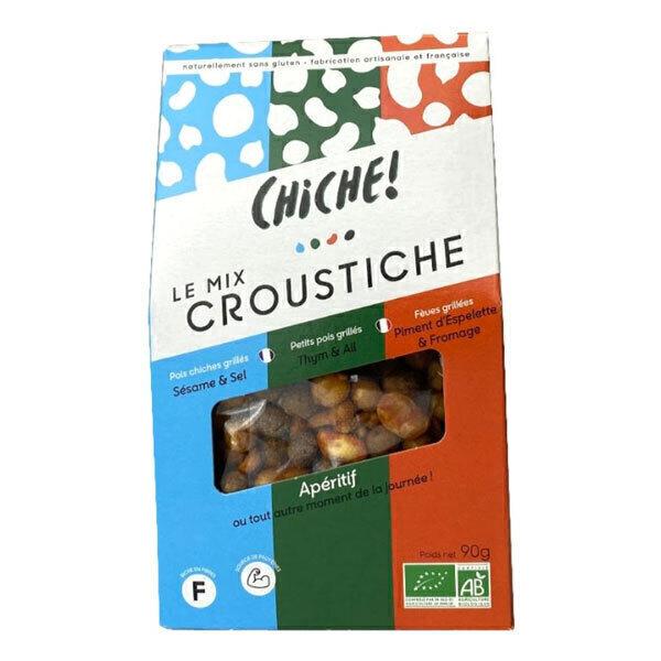 Mix Croustiches fèves, petits pois et pois chiches 90g