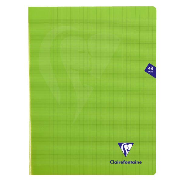 Cahier MIMESYS Piqué Polypro 24 x 32 cm 48 pages 90g Séyès Vert