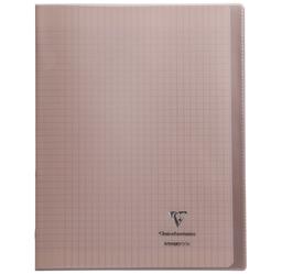 Cahier protège-cahier Koverbook Piqué Polypro 24x32cm 140p séyès