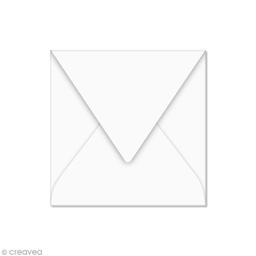 Enveloppe Pollen 120 x 120 mm - Blanc - 20 pcs