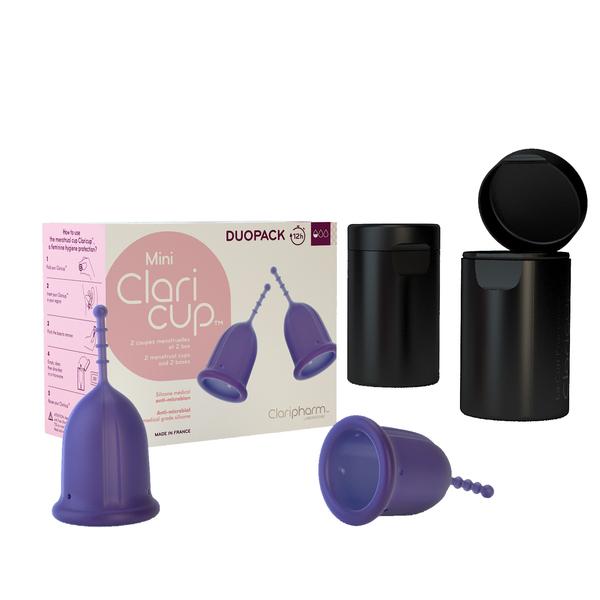 Duopack Claricup antimicrobienne T0+Box de désinfection