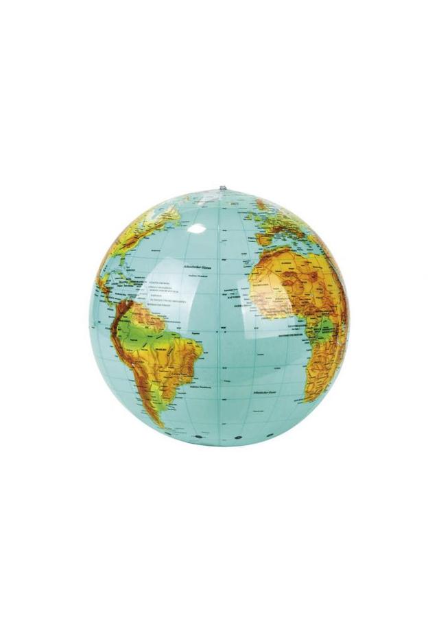 Globe terrestre gonflable 32 cm