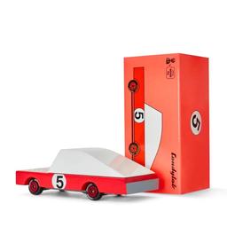 Candycar Red Racer Voiture en Bois Rouge