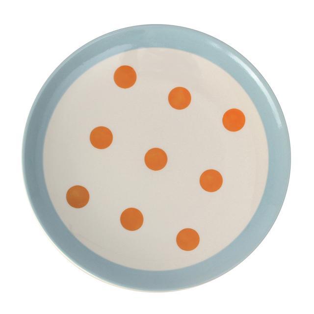 Assiette à dessert Reverso 22 cm orange et bleu (lot de 2)