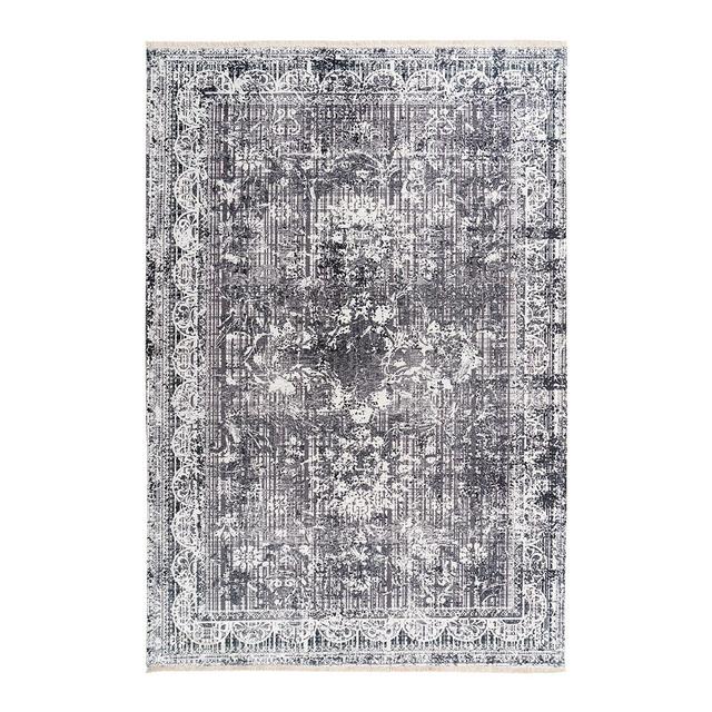 Tapis de salon vintage lavable en machine Ariana