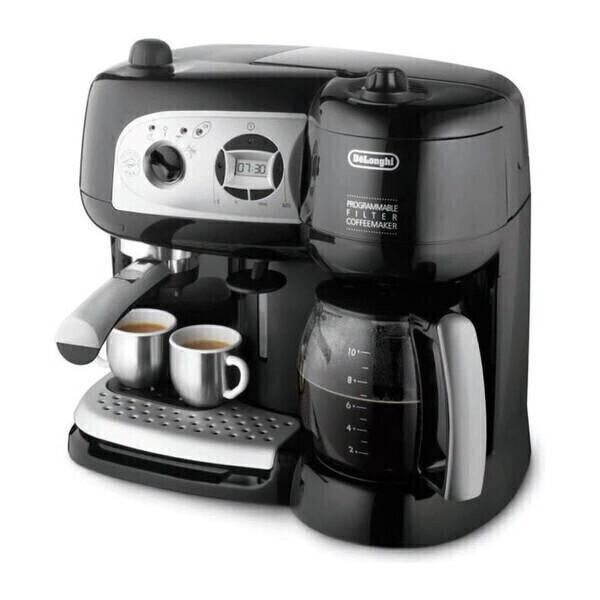 DELONGHI BCO 264.1 Combiné expresso cafetiere - Noir