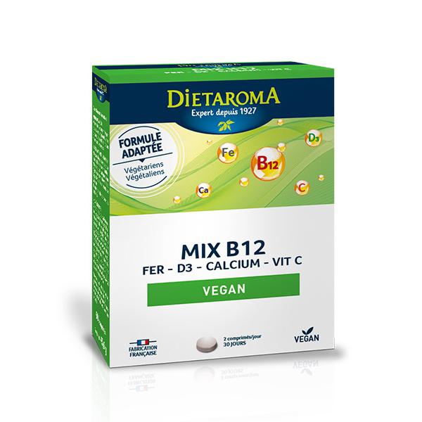 Mix B12 avec Vitamine D3 x60 comprimés