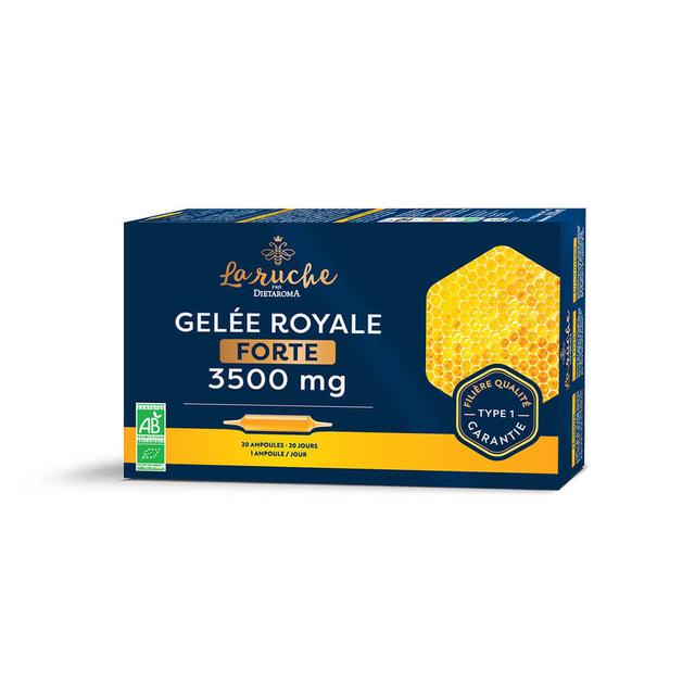 Gelée royale forte 3500mg 20 ampoules