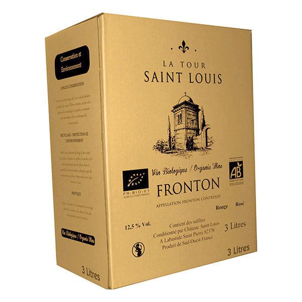 La Tour Saint Louis AOP Fronton - Rouge 3L