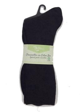 Chaussettes bio - 45/46 - noir