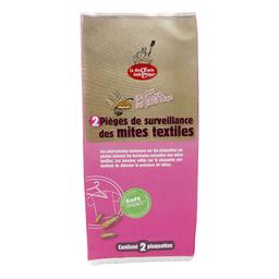 Plaquettes de contrôle mites textiles x2