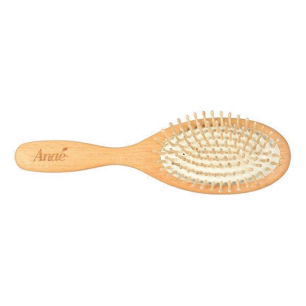 Brosse plate a picots en bois vegan 22 cm