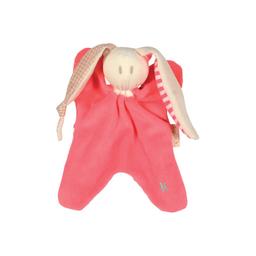 Doudou corail en coton bio 22 cm