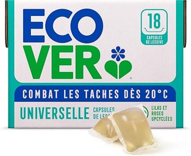 Capsules de Lessive Universelle Lila & Rose - 18 pods