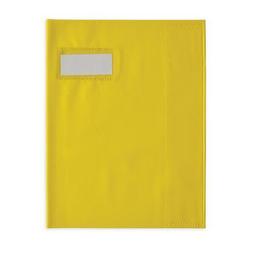 Protège-cahier Styl'SMS 17x22 cm avec Porte-étiquette Jaune x 25