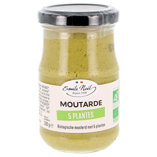 Moutarde aux 5 plantes 200g