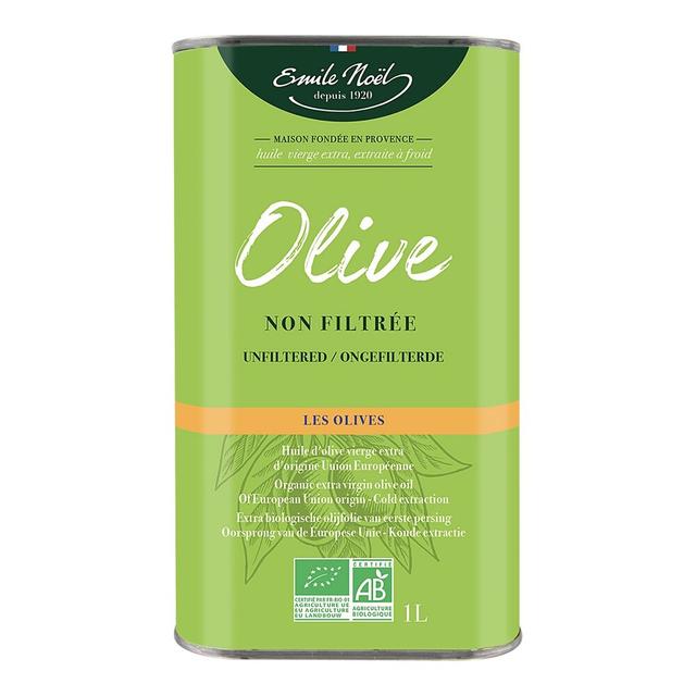 Huile d'Olive Vierge Extra  non filtrée BIDON 1L Bio