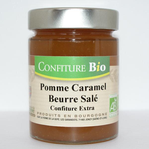 Confiture Pomme Caramel beurre salé Bio 320g