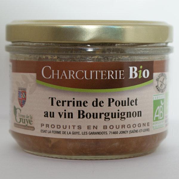 Terrine Poulet Vin Rouge de Bourgogne Bio