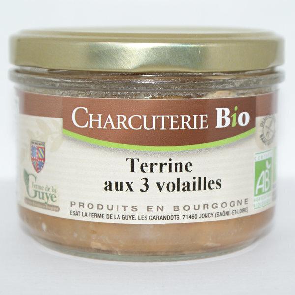 Terrine aux 3 Volailles Bio