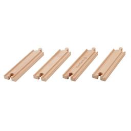 EverEarth - Set de rails en bois - droits (EE33651)