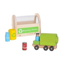 Jouet Camion & Station de Recyclage en bois EverEarth®