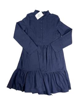 BONPOINT 12 ans robe bleu marine boutonnée fille