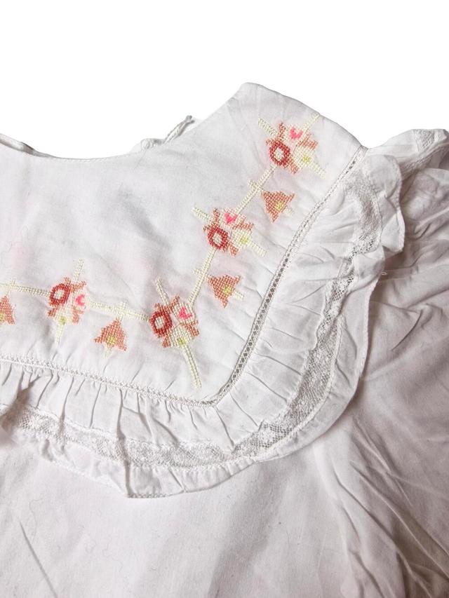 BONPOINT blouse brodée fille 8 ans