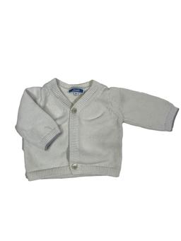 JACADI gilet coton blanc garçon fille 3 mois