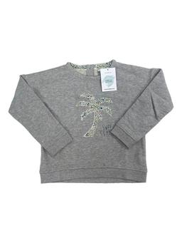 CYRILLUS 6 ans Sweat gris palmier