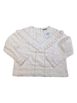 CYRILLUS 8 ans blouse blanche dentelle