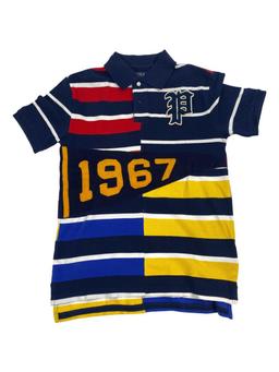 RALPH LAUREN 14/16 ans Polo rayure coloré