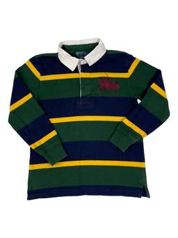 RALPH LAUREN 7 ans tee shirt Polo vert bleu jaune