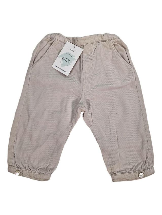 TARTINE ET CHOCOLAT pantalon velours beige 12m