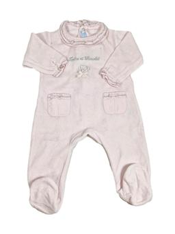 TARTINE ET CHOCOLAT pyjama rose velours 6m