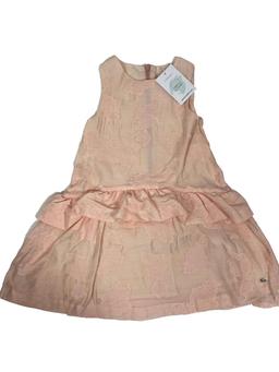 TARTINE ET CHOCOLAT 4 ans Robe lin rose fille