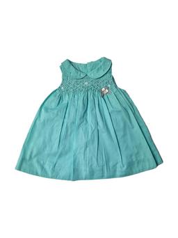 TARTINE ET CHOCOLAT robe verte smock 3m