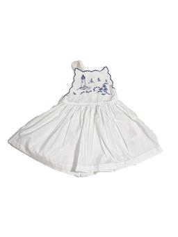 RALPH LAUREN robe brodée fille 12m