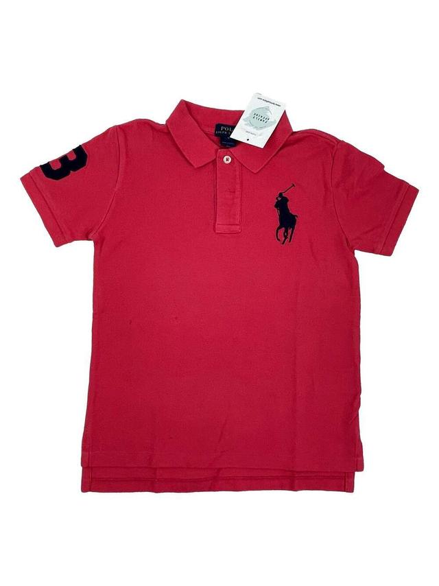 RALPH ALUREN 6 ans polo rose