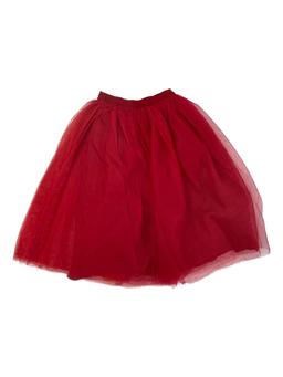 BONPOINT 4/6 ans Jupe longue jupon tulle rouge