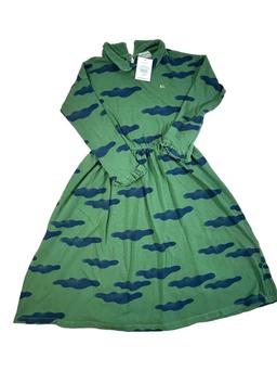 BOBO CHOSES 10/11 ans robe verte motifs